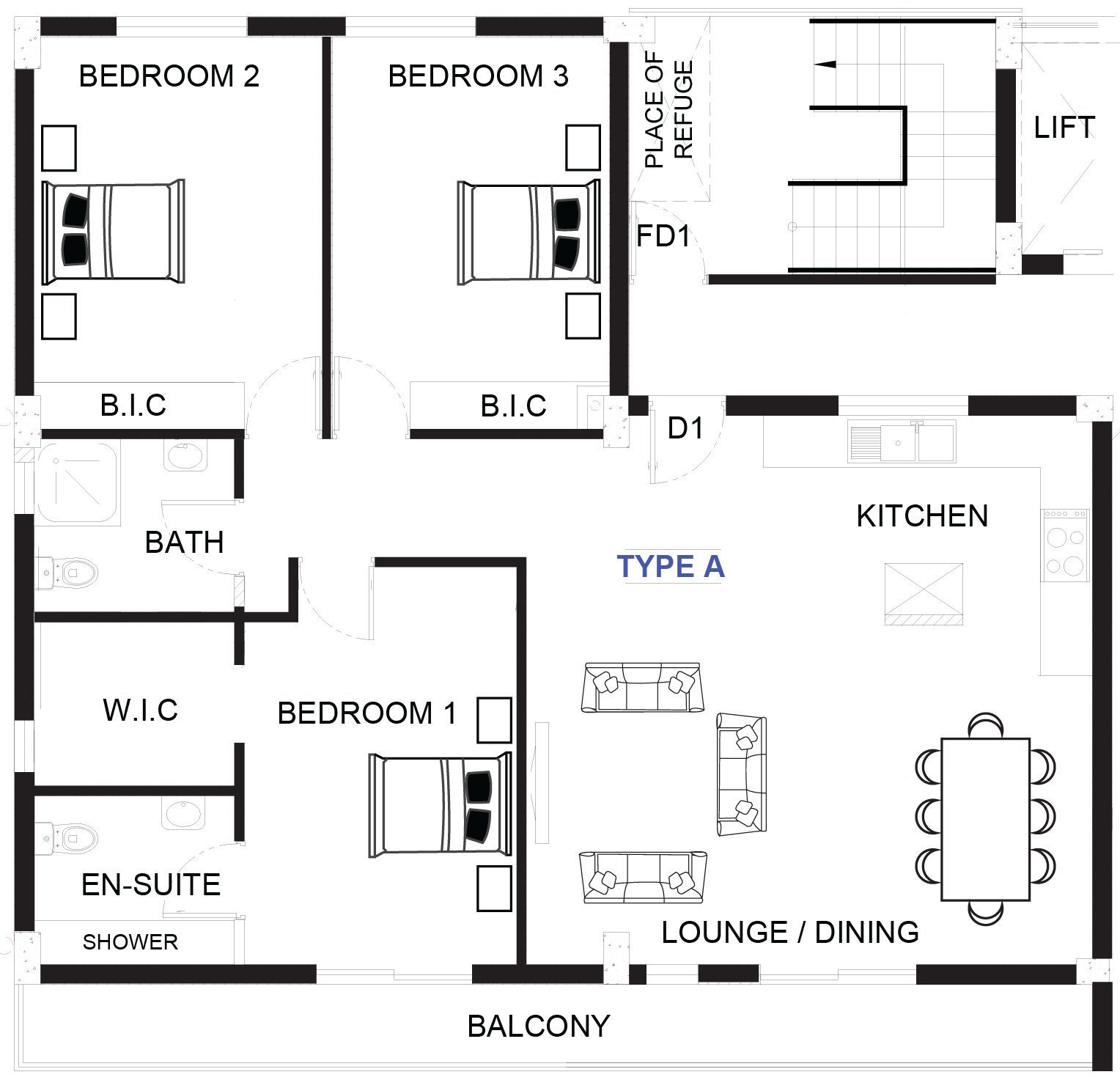 Musgrave Boulevard Final Floor Layout TYPE A